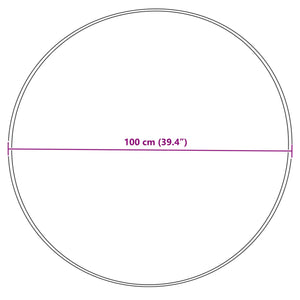 Tappeto Pecora Tafalla Grigio Ø 100 cm Poliestere 42021536