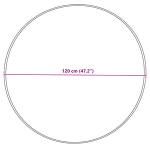 Tappeto Pecora Tafalla Grigio Ø 120 cm Poliestere 42021537