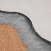 Tappeto Pecora Tafalla Grigio 60 x 90 cm Poliestere 42021541