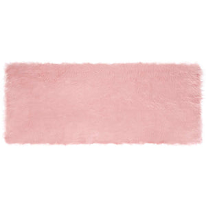 Tappeto Pecora Tafalla Rosa 80 x 200 cm Poliestere 42021545