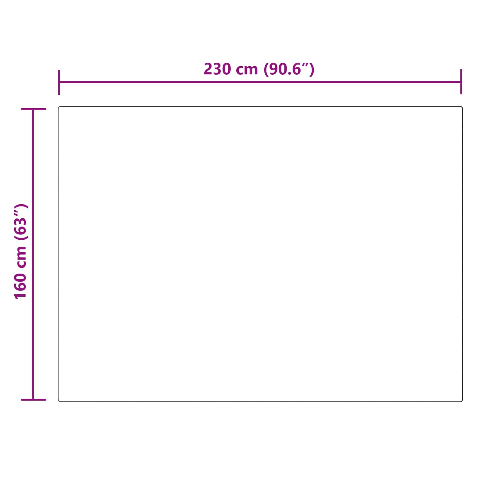 Tappeto Pecora Tafalla Rosa 160 x 230 cm Poliestere 42021550