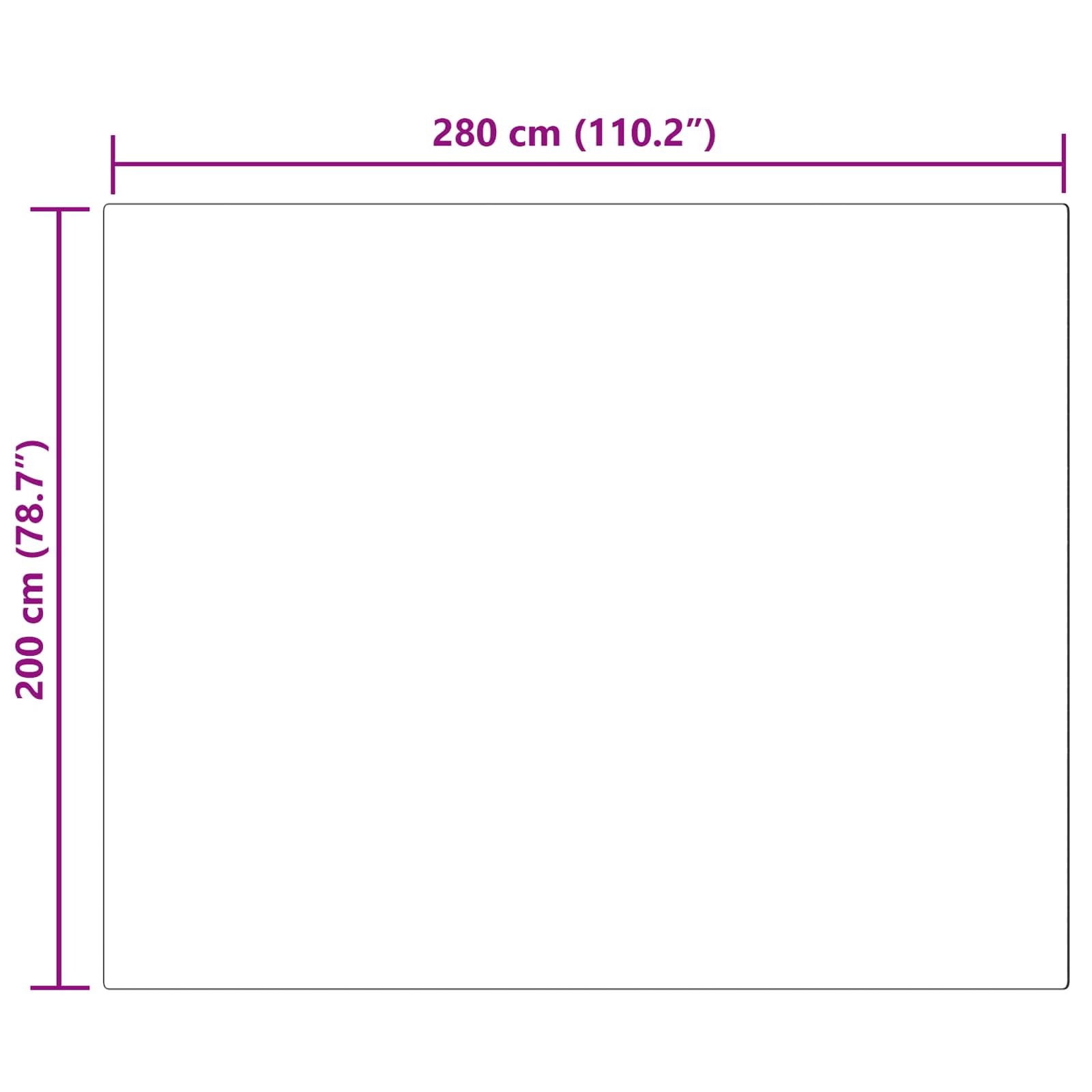 Tappeto Pecora Tafalla Rosa 200 x 280 cm Poliestere 42021551