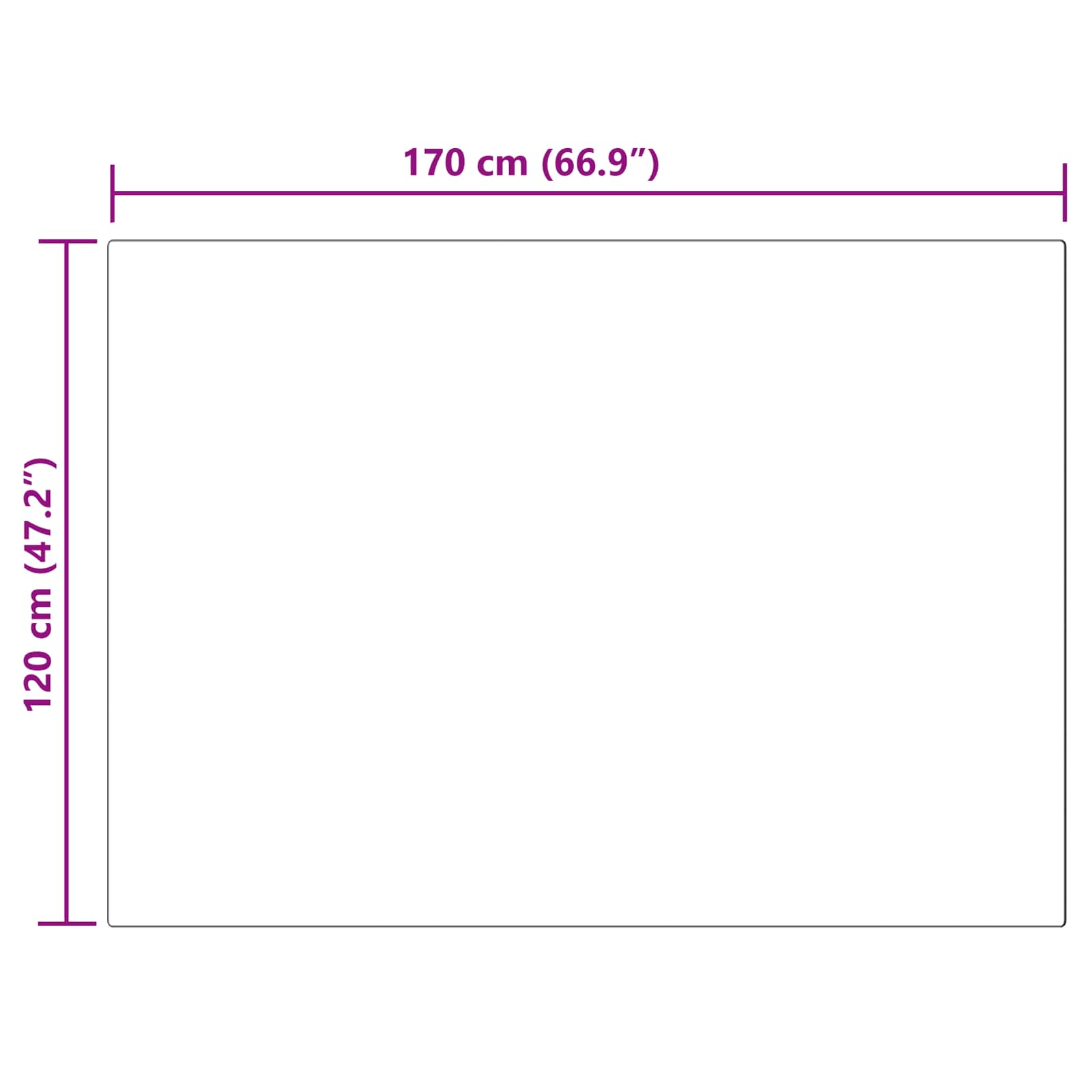 Tappeto Pecora Tafalla Nero 120 x 170 cm Poliestere 42021570