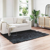 Tappeto Pecora Tafalla Nero 140 x 200 cm Poliestere 42021571