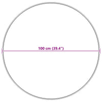 Tappeto Pecora Tafalla Nero Ø 100 cm Poliestere 42021580