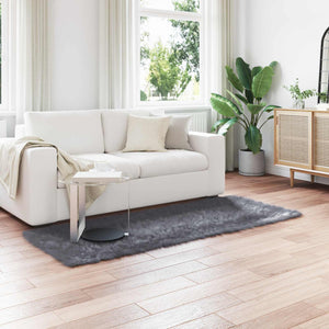 Tappeto Pecora Tafalla Antracite 100 x 200 cm Poliestere 42021591