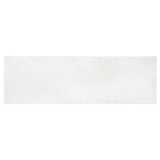 Tappeto in Pelliccia Sintetica di Coniglio Olite Bianco 42021612