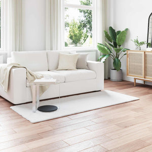 Tappeto in Pelliccia Sintetica di Coniglio Olite Bianco 42021613