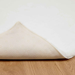 Tappeto in Pelliccia Sintetica di Coniglio Olite Bianco 42021615