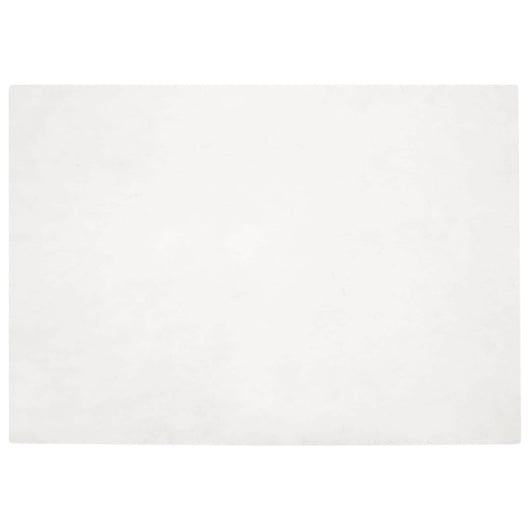 Tappeto in Pelliccia Sintetica di Coniglio Olite Bianco 42021615