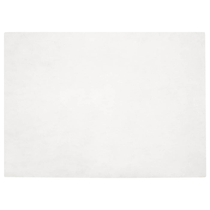 Tappeto in Pelliccia Sintetica di Coniglio Olite Bianco 42021617