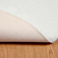 Tappeto in Pelliccia Sintetica di Coniglio Olite Bianco Ø 80 cm 42021623