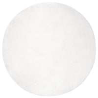 Tappeto in Pelliccia Sintetica di Coniglio Olite Bianco 42021624