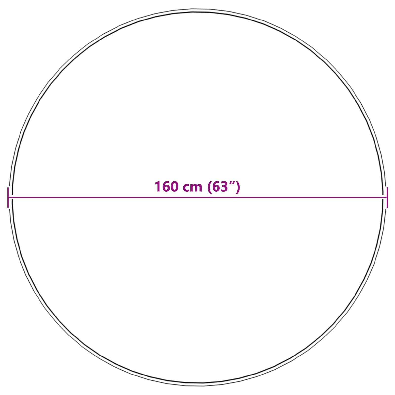 Tappeto in Pelliccia Sintetica di Coniglio Olite Bianco 42021626