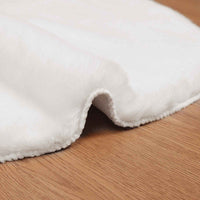 Tappeto in Pelliccia Sintetica di Coniglio Olite Bianco 42021628