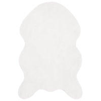 Tappeto in Pelliccia Sintetica di Coniglio Olite Bianco 42021630