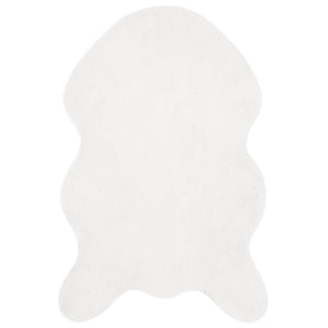 Tappeto in Pelliccia Sintetica di Coniglio Olite Bianco 42021630