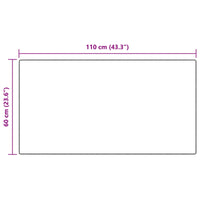 Tappeto in Pelliccia Sintetica di Coniglio Olite Beige 42021631