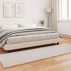 Tappeto in Pelliccia Sintetica di Coniglio Olite Beige 42021634