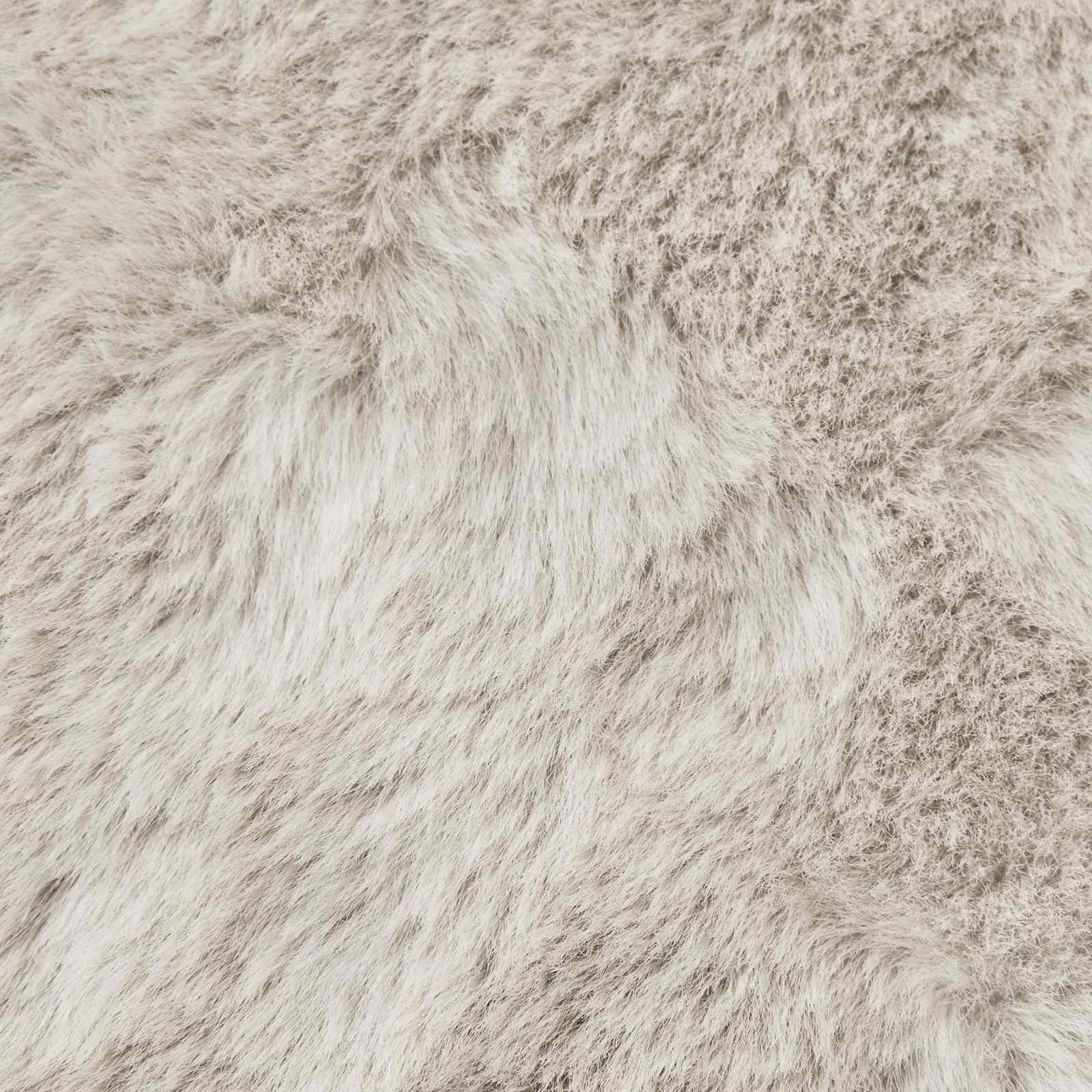 Tappeto in Pelliccia Sintetica di Coniglio Olite Beige Ø 160 cm 42021648