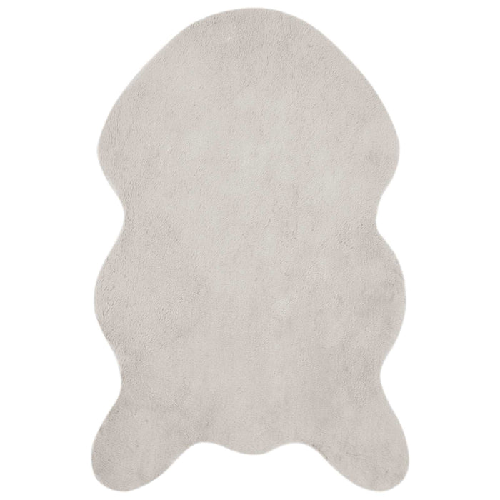 Tappeto in Pelliccia Sintetica di Coniglio Olite Beige 42021651