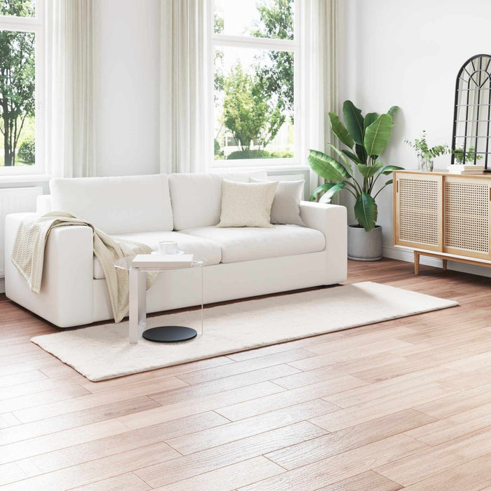 Tappeto in Pelliccia Sintetica di Coniglio Olite Crema 42021656