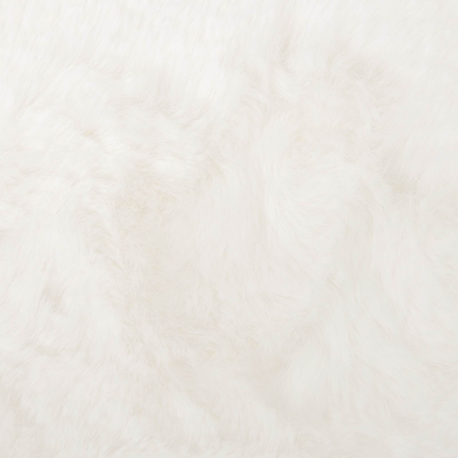 Tappeto in Pelliccia Sintetica di Coniglio Olite Crema 42021660