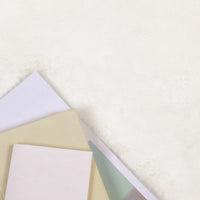 Tappeto in Pelliccia Sintetica di Coniglio Olite Crema 42021660