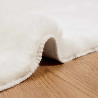 Tappeto in Pelliccia Sintetica di Coniglio Olite Crema 42021661