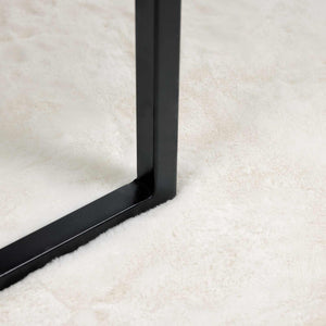 Tappeto in Pelliccia Sintetica di Coniglio Olite Crema 42021665