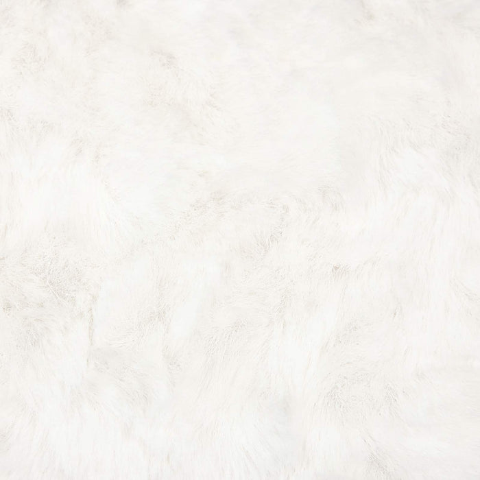 Tappeto in Pelliccia Sintetica di Coniglio Olite Crema Ø 120 cm 42021669