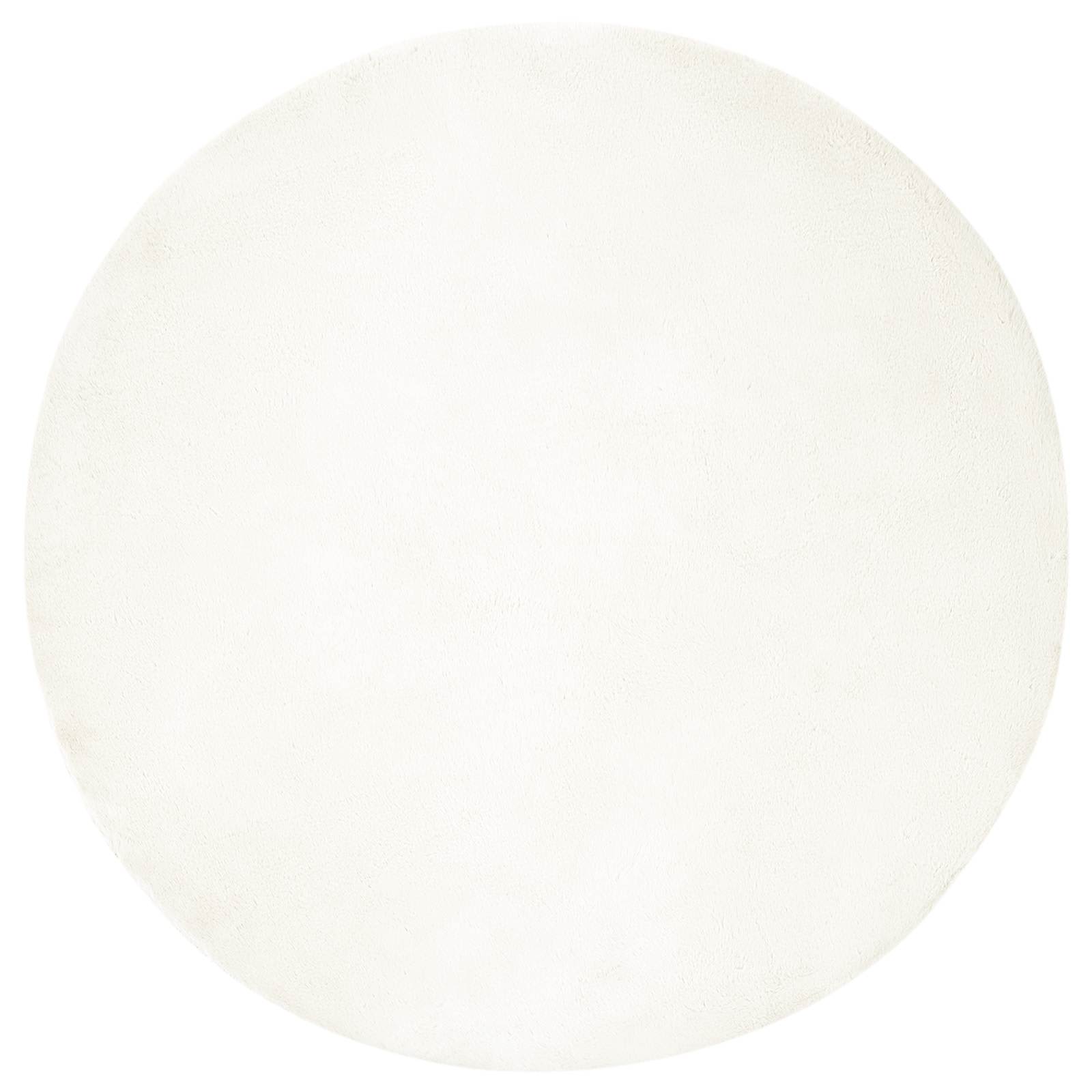 Tappeto in Pelliccia Sintetica di Coniglio Olite Crema Ø 160 cm 42021670