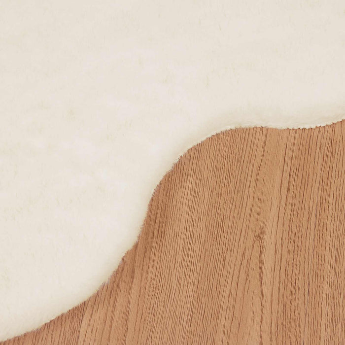 Tappeto in Pelliccia Sintetica di Coniglio Olite Crema 42021674