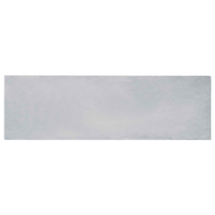 Tappeto in Pelliccia Sintetica di Coniglio Olite Grigio 42021678