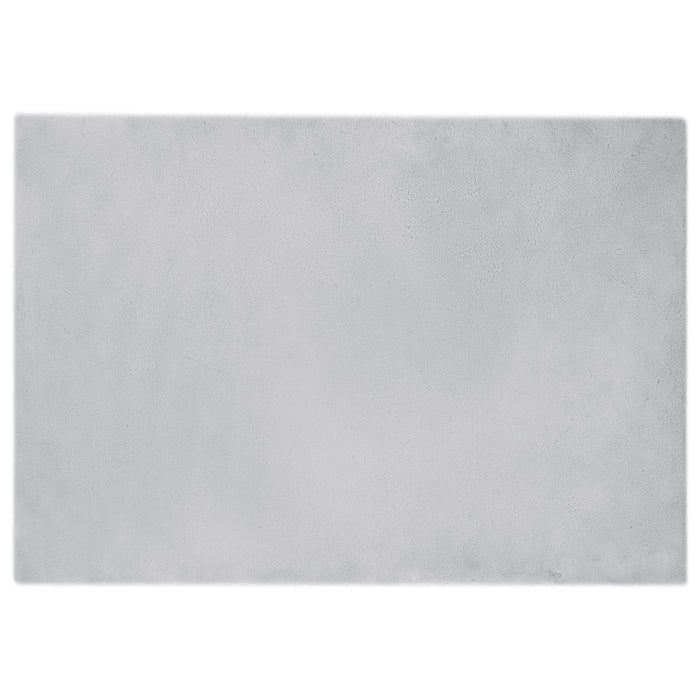 Tappeto in Pelliccia Sintetica di Coniglio Olite Grigio 42021681