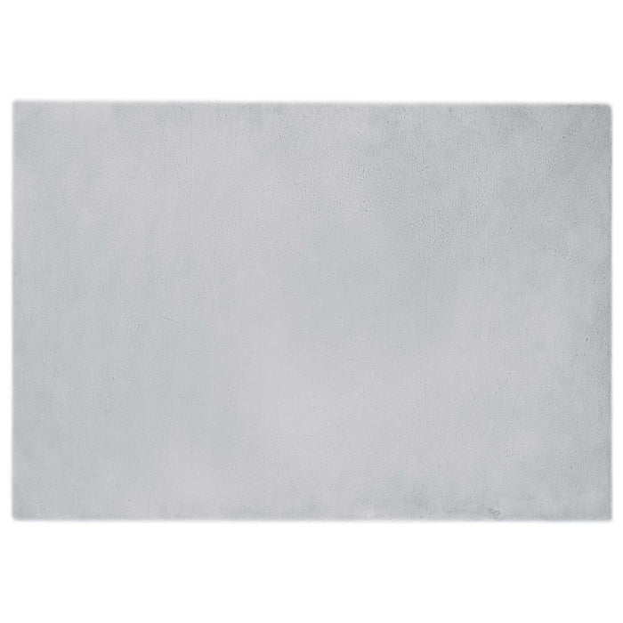 Tappeto in Pelliccia Sintetica di Coniglio Olite Grigio 42021682
