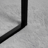 Tappeto in Pelliccia Sintetica di Coniglio Olite Grigio 42021688