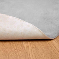 Tappeto in Pelliccia Sintetica di Coniglio Olite Grigio Ø 80 cm 42021689