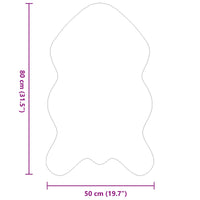 Tappeto in Pelliccia Sintetica di Coniglio Olite Rosa 42021716