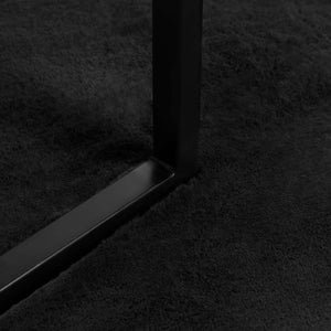 Tappeto in Pelliccia Sintetica di Coniglio Olite Nero 42021738