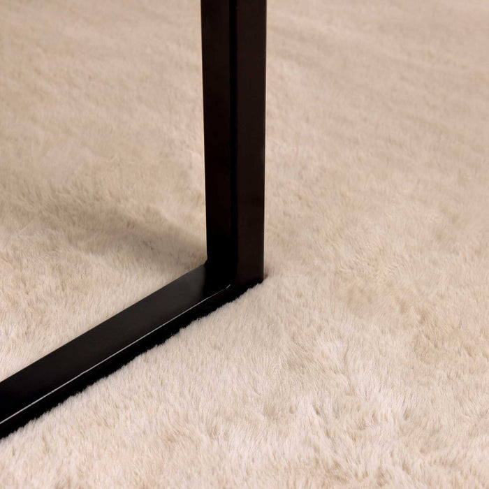 Tappeto in Pelliccia Sintetica di Coniglio Olite Talpa Ø 160 cm 42021758