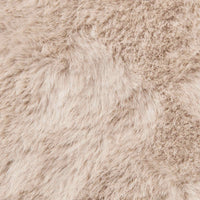 Tappeto in Pelliccia Sintetica di Coniglio Olite Talpa Ø 200 cm 42021759