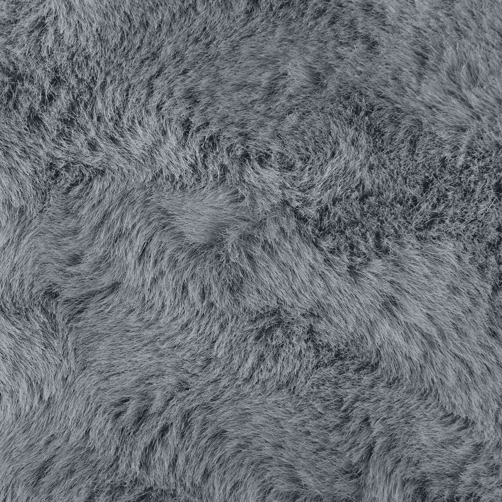 Tappeto in Pelliccia Sintetica di Coniglio Olite Antracite 42021774