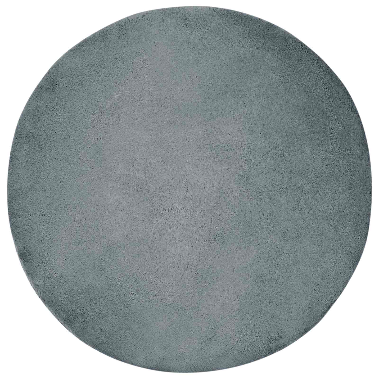 Tappeto in Pelliccia Sintetica di Coniglio Olite Antracite 42021778