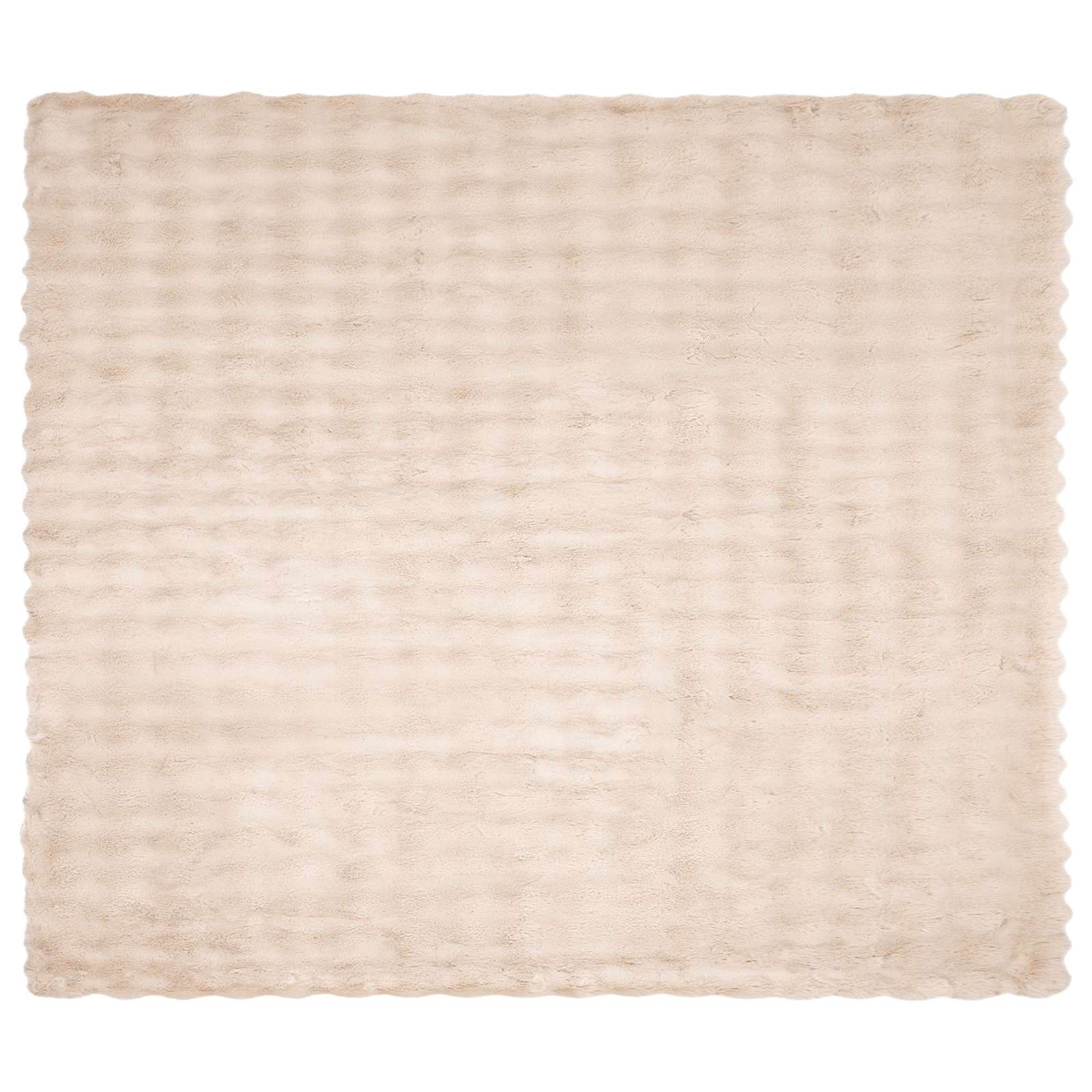 Coperta antiscivolo in finta di coniglio Olite 4 pcs Beige