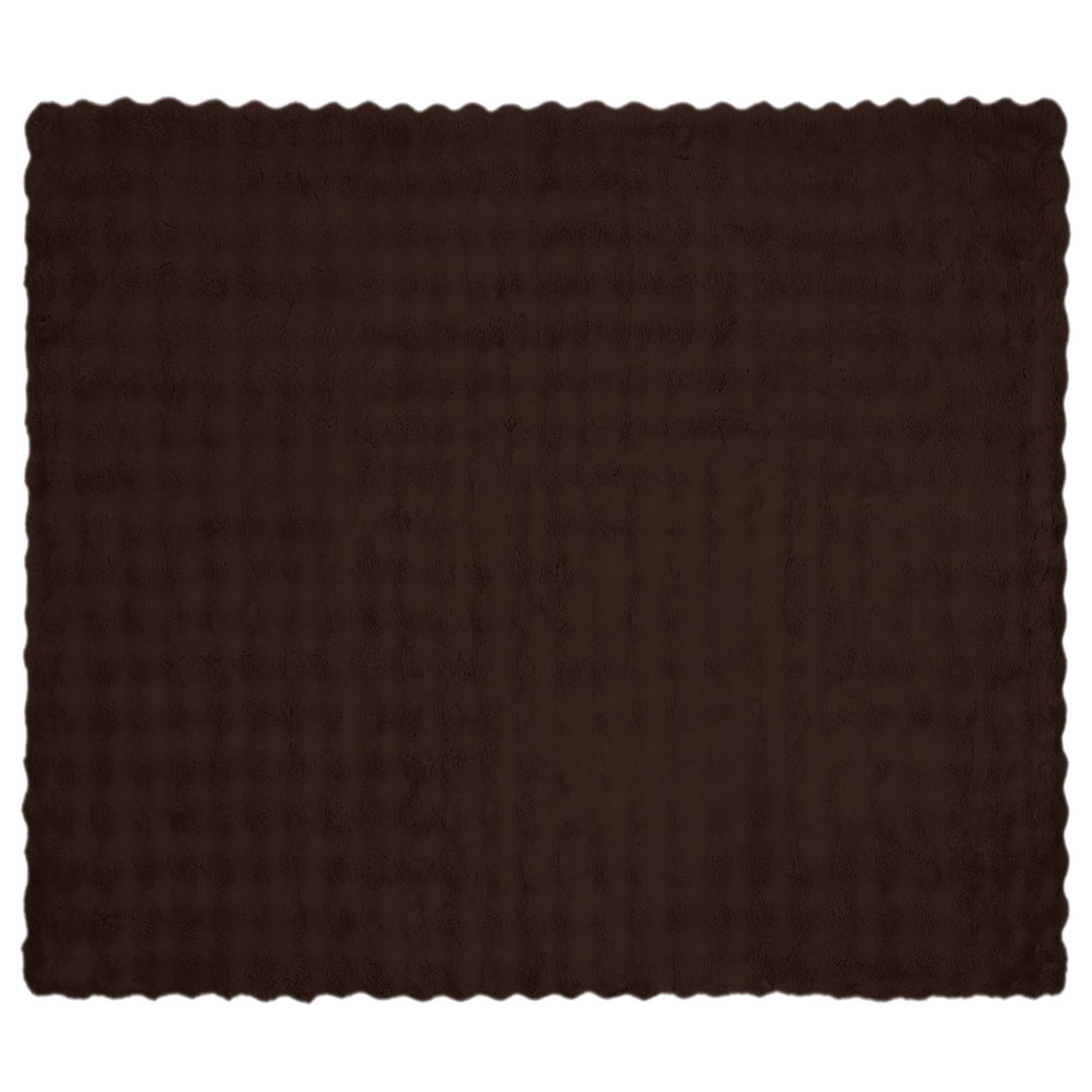 Coperta in Pelliccia di Coniglio Finta 4 pcs Cammello 42021799