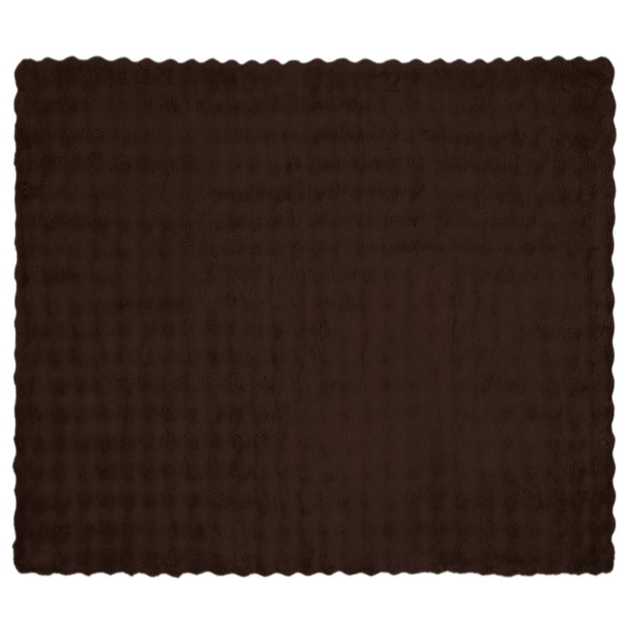 Coperta in Pelliccia di Coniglio Finta 4 pcs Cammello 42021800