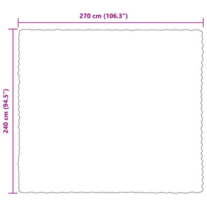 Coperta in Pelliccia di Coniglio Finta Grigio scuro 42021804