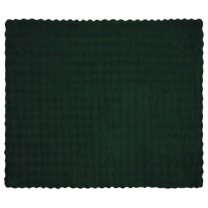 Coperta in Pelliccia di Coniglio Finta Verde Scuro 220 x 240 cm 42021819