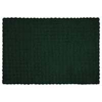 Coperta in Pelliccia di Coniglio Finta 4 pcs Verde Scuro 42021822